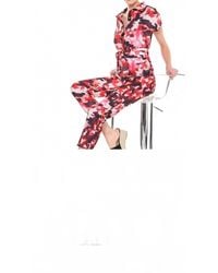 Beulahstyle - Front Button Down Printed Jumpsuit - Lyst