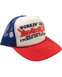 Sicko - Red, White And Blue Working Like A Trucker Hat Cap - Lyst