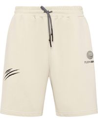 Philipp Plein - Loose Fit Jogging Shorts Scratch - Lyst