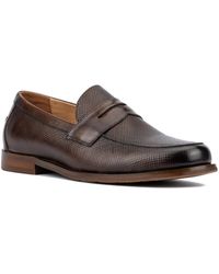 Vintage Foundry - Albion Leather Round Toe Loafers - Lyst