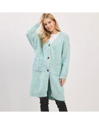 TRUEDAMES - Long Button Front Soft Cozy Oversized Cardigan - Lyst