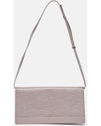 Louis Vuitton - Lilac Epi Leather Honfleur Clutch Bag - Lyst