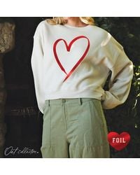 Oat Collective - Heartfoil Mid Graphic Sweatshirt - Lyst