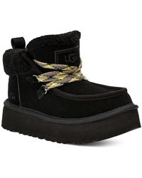 UGG - Funkarra Cabin Cuff 1143954 9 Suede Platform Ankle Boots Tf6716 - Lyst