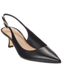 Stuart Weitzman - Isla 50 Leather Slingback Pump - Lyst