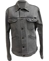 Tom Ford - Buttoned Denim Jacket With Multiple Pockets - Lyst