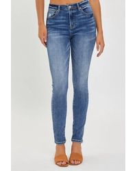 Risen - Mid Rise Skinny Jeans - Lyst