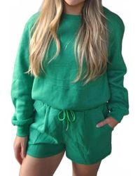 Eesome - Sweatshirt And Shorts Set - Lyst