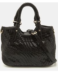 Cole Haan - Woven Leather Satchel - Lyst