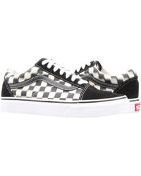 Vans - Old Skool Blur Check/Classic Low Top Sneakers Vn0A38G1Vjm - Lyst