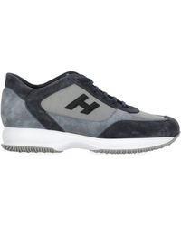 Hogan - Interactive Suede-Fabric Sneakers - Lyst
