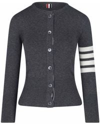 Thom Browne - Fitted Button-Front Cardigan Sweater - Lyst