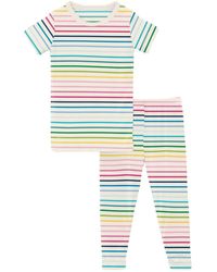 KICKEE - Baby Girl's Short Sleeve Pajama Set - Lyst
