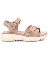 Xti - Flat Suede Sandals By _ - Lyst