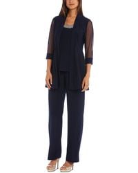 R & M Richards - Petites Embellished 2pc Pant Outfit - Lyst