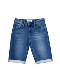 Kancan - Midrise Cuffed Bermuda Short - Lyst