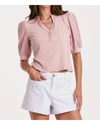 Another Love - Tanner Puff Sleeve Top - Lyst