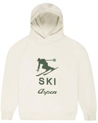 Bally - 6302903 Ski Aspen Hooded Bone Sweatshirt - Lyst