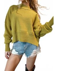 In-Loom - Izzy Cropped Pullover Sweater - Lyst