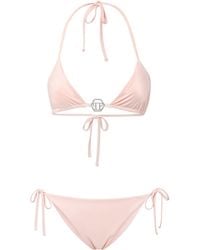 Philipp Plein - Logo-Plaque Bikini Set - Lyst