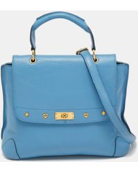 MCM - Light Leather First Lady Top Handle Bag - Lyst