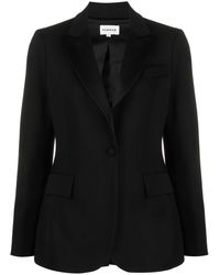 P.A.R.O.S.H. - Tailored Textured Wool Blend Blazer - Lyst