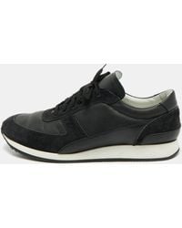 Common Projects - Leather And Suede Lace Up Sneakers - Lyst