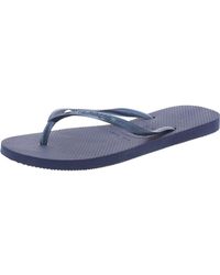 Havaianas - Open Toe Slip On Thong Sandals - Lyst