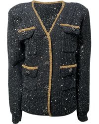 Self-Portrait - Embellished Single-Breasted Tweed Jacket - Lyst