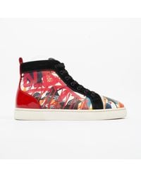 Christian Louboutin - Louis Flat High-top Colour // Leather - Lyst