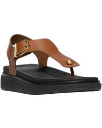 Fitflop - Gen Ff Leather Back Strap Toe Post Sandal - Lyst