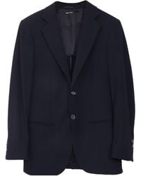 Giorgio Armani - Textured Single-Breasted Blazer - Lyst