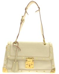Louis Vuitton Petite Malle V Mother Of Pearl And Leather Top-handle Bag in  Metallic