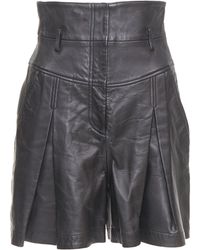 Alberta Ferretti - Giacca Leather Culottes - Lyst