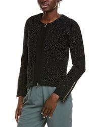 St. John - Textured Jacket - Lyst