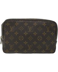 Louis Vuitton - Trousse De Toilette Canvas Clutch Bag (pre-owned) - Lyst