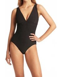 Sea Level - Spinnaker Panel Line Multifit One Piece Swimsuit - Lyst