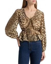 Sea - Claude Print Long Sleeve Top - Lyst