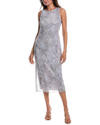 Bebe - Halter Top Midi Dress - Lyst