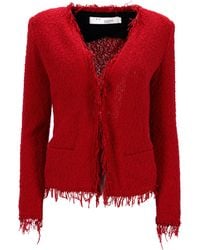 IRO - Frayed Jacket - Lyst