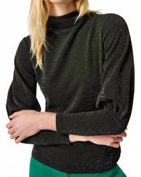 Joseph Ribkoff - Lurex Knit Puff Sleeve Top - Lyst