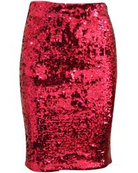 Alice + Olivia - Alice & Olivia Ramos Sequin Pencil Skirt - Lyst