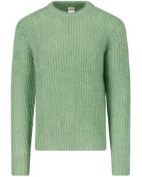 Aspesi - Mohair Blend Crewneck Sweater - Lyst