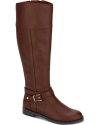 Kenneth Cole - Wind Riding Faux Leather Tall Riding Boots - Lyst