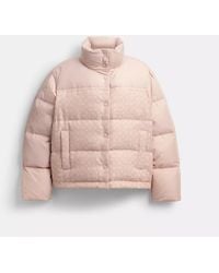 COACH - Signature Down Jacket - Lyst