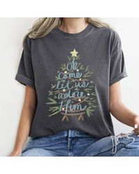 Refinery Number One - Oh Come Let Us Adore Him Tee - Lyst