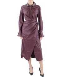 Jonathan Simkhai - Mara Vegan Leather Cut-out Midi Dress - Lyst