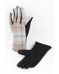 Fashnzfab - Light Cotton Plaid Gloves - Lyst