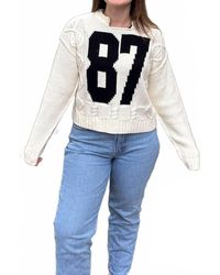 AEMI + CO - 87 Cable Knit Sweater - Lyst