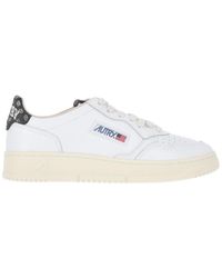 Autry - Leather And Suede Sneakers - Lyst